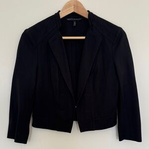 White House Black Market Black Cropped Blazer